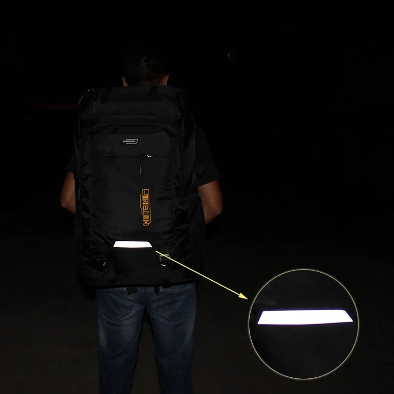 80L 50L Men's Outdoor Backpack Climbing Travel Rucksack Sports Camping Hiking Backpack School Bag Pack For Male Female Women