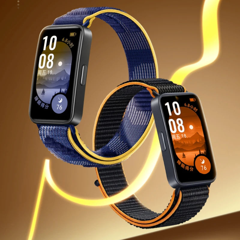Sports Nylon Loop Strap for Huawei Band 11/11 Pro/10/9/8 Official Replacement Bracelet Belt Huawei Band 11 Wristband Accessories