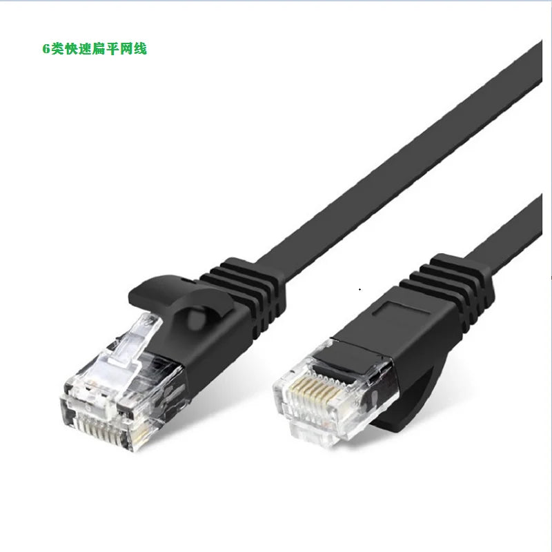 6pack 15cm 50cm 1m 2m3m5m10m 30m 98FT cable CAT6 Flat UTP Ethernet Network Cable RJ45 Patch LAN cable black/ blue / white color