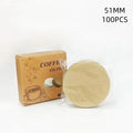 100Pcs 51/53/58mm Coffee Filter Paper Round Universal Water Filter Papers Disposable Espresso Portafilter Accessories