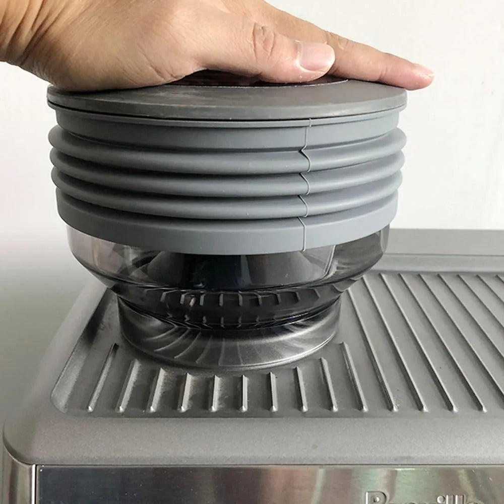 Silicone Bellow & Single Dose Hopper for Breville Barista Express Cleaning Residual Coffee Grounds for Breville Espresso Machine