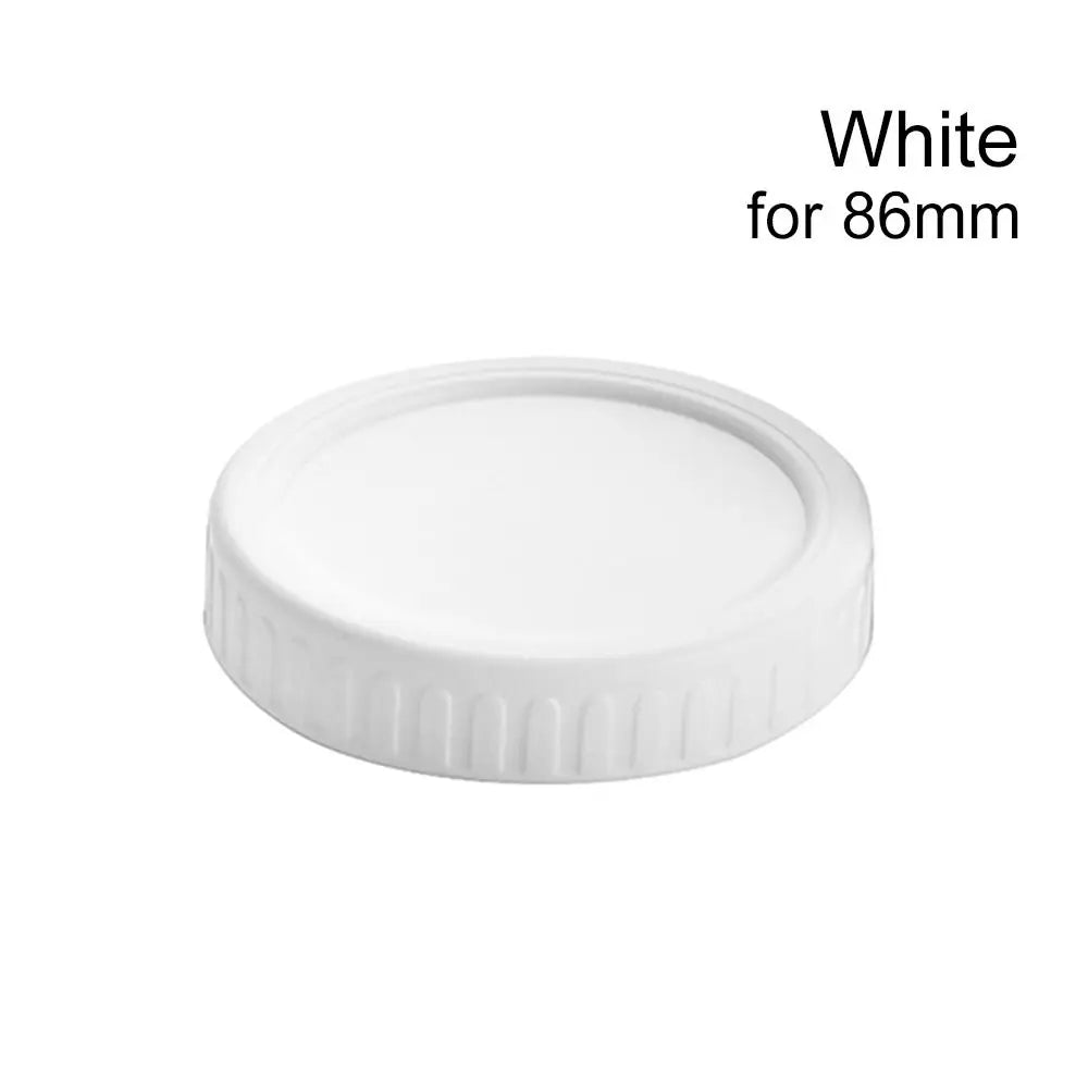 70/86mm Mason Jar Lids Leak Proof Seal Silicone O Plastic Screw Lid Universal Storage Cover For Wide Mouth Mug Cannings