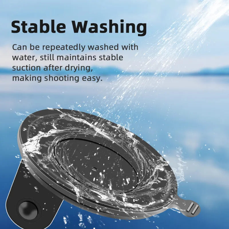 For Go Pro 13 12 11 10 9 8 7 Accessories Car Phone Suction Cup Holder for Insta 360 X5 X4 ACE PRO 2 SJCAM DJI OSMO Action 5 Pro