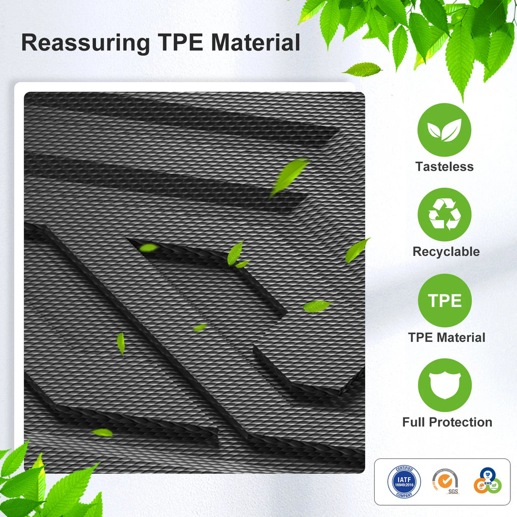 LUCKEASY for Leapmotor C10 2024-2026 Car Floor Mats Protective Pad Car Interior Accessories Waterproof Cargo Liner Trunk Mat