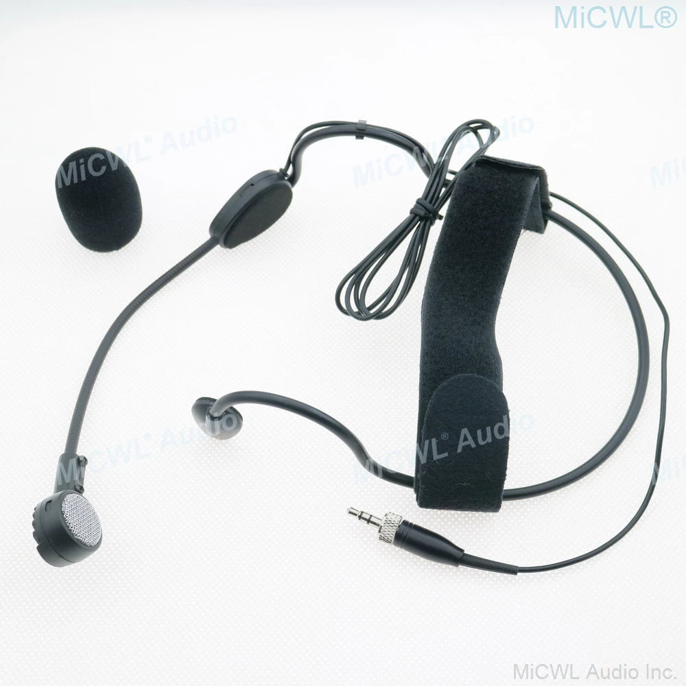 Black ME3 Big Cardioid Dynamic Headwear Microphone For Sennheiser G3 G4 Wireless BeltPack Transmitter Headset HeadMic