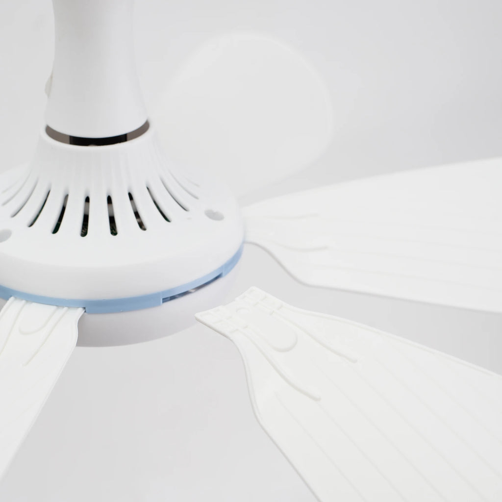 Silent 6 Leaves USB Powered Ceiling Canopy Fan with Remote Control Timing 4 Speed Hanging Fan for Camping Bed Dormitory Tent New