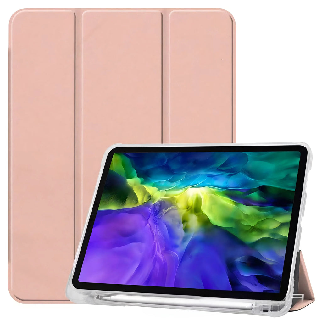 With Pencil Holder Case For iPad A19 12th A16 11th Pro 11 Air 11 5 4 10.9 10th 10.2 7 8 9th 9.7 5/6th Air 1/2 9.7 Air 3 Pro 10.5