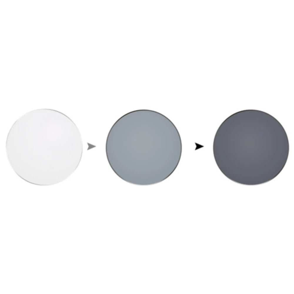 Photochromic Optical Lens Grey A Pair Prescription Aspheric Myopia Presbyopia Scratch-Resistant 1.56 Index Color Eyeglasses