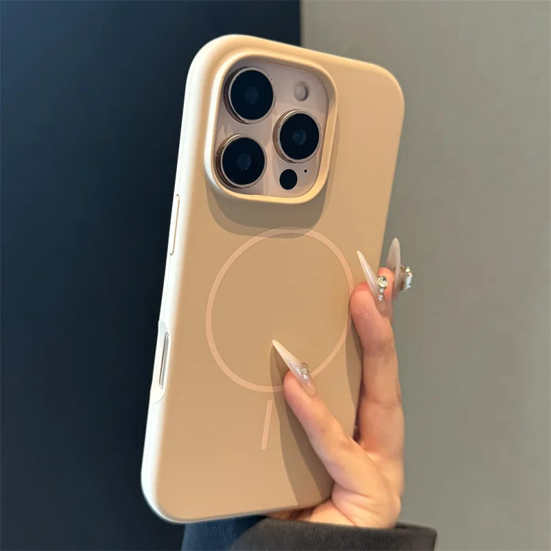 Original Liquid SiliconMagsafe Case ForiPhone 17 Air 16 15 Plus 14 13 12 11 Pro Max Magnetic Wireless Charge Soft Rubber Cover