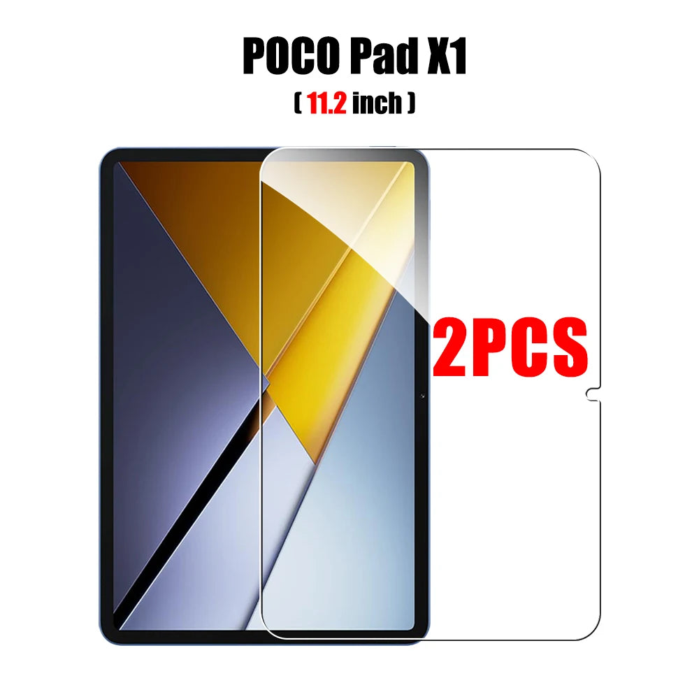 2Pcs Tempered Glass Screen Protector For Xiaomi Poco Pad M1 12.1 X1 11.2 Film