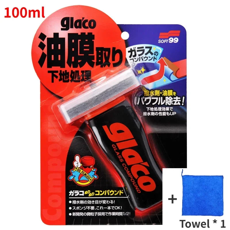 100ml Soft99 Car Windshield Oil Film Removal Rain Repellent Car Japan Glaco Coat Glass Antirain Coating Anti-rain Treatment