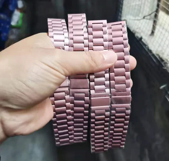 22mm Stainless Steel Strap for Xiaomi Redmi 3 Active Metal Replacement Bracelet for Redmi Watch 3 Active Watch Band Accessories
