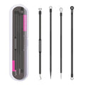 4PCS Acne Blackhead Comedone Black Spot Pimple Blemish Remover Skin Care Needle Facial Pore Cleanser Hook Beauty Cleaning Tool