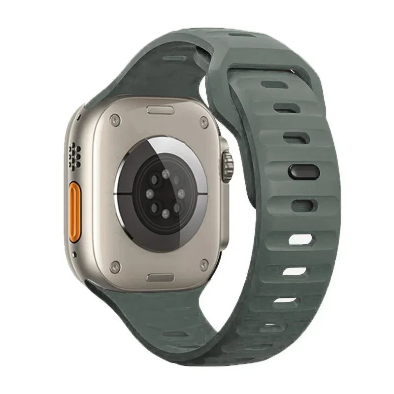 Silicone Strap for Apple Watch Band series 10 42mm 46mm 9 8 7 41 45mm ultra2 49mm 44 40 38 42mm Correa Band for Iwatch 6 SE 5 4