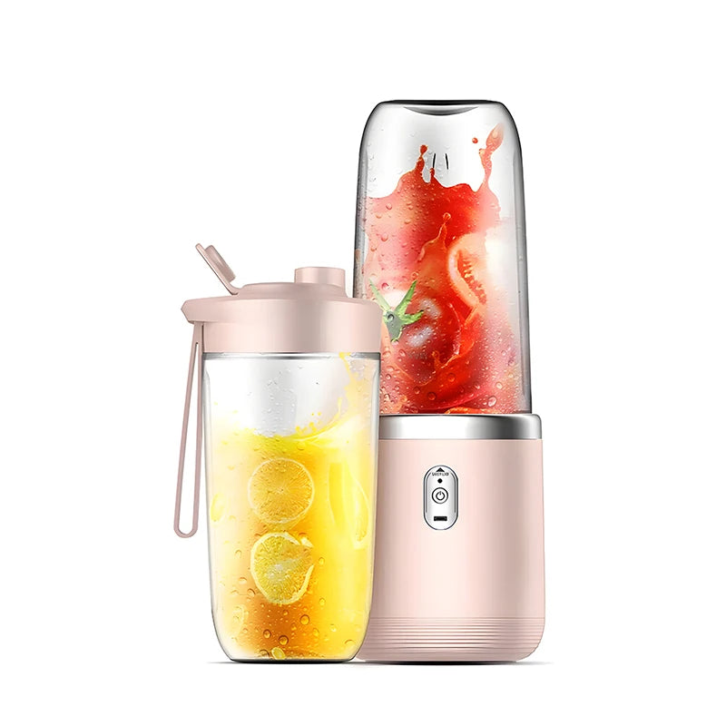 Electric Portable Juicer Blender 400ml USB Charging Fruit Smoothie Maker for Lemon Orange - Compact Juicing Cup Smoothie Blender
