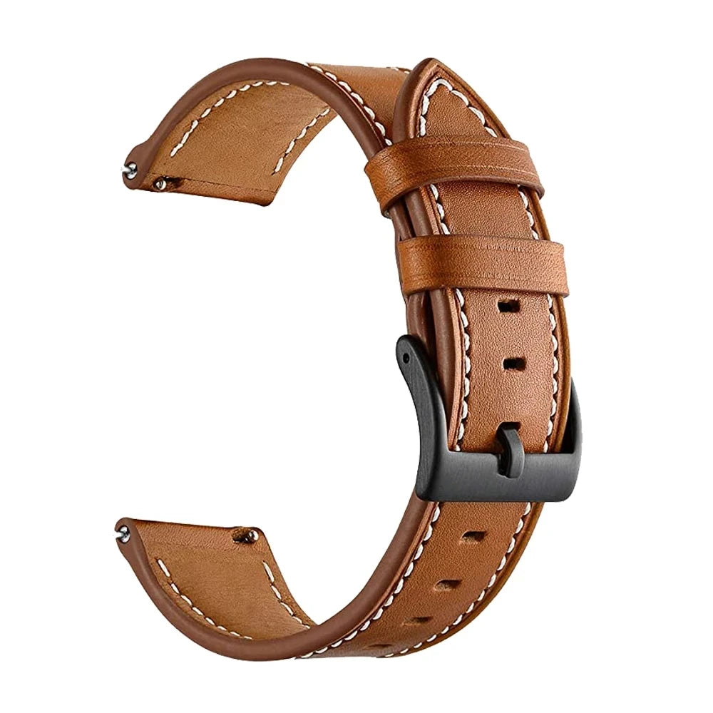 22mm Bracelet Leather Pемешок GTR4 Bands For Huami Amazfit GTR 3 Pro GTR 4 Watch Straps GTR3/GTR2/2e Stratos 3 2S 47mm Wristband