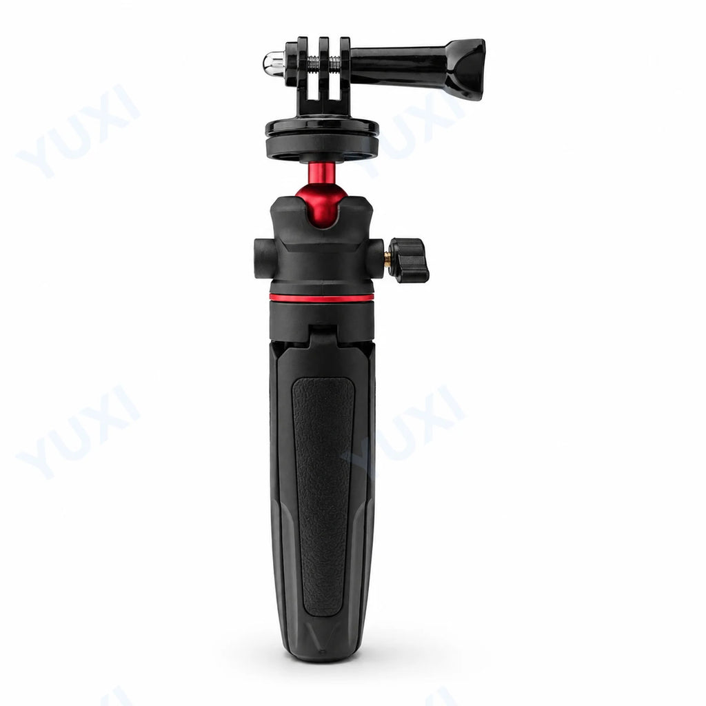 Mini Extendable Tripod Selfie Stick for DJI Osmo Pocket 4/3 Action6/5Pro/4 Insta360 X5/X4 Ace Pro 2 GoPro 13 Ballhead Mount Grip