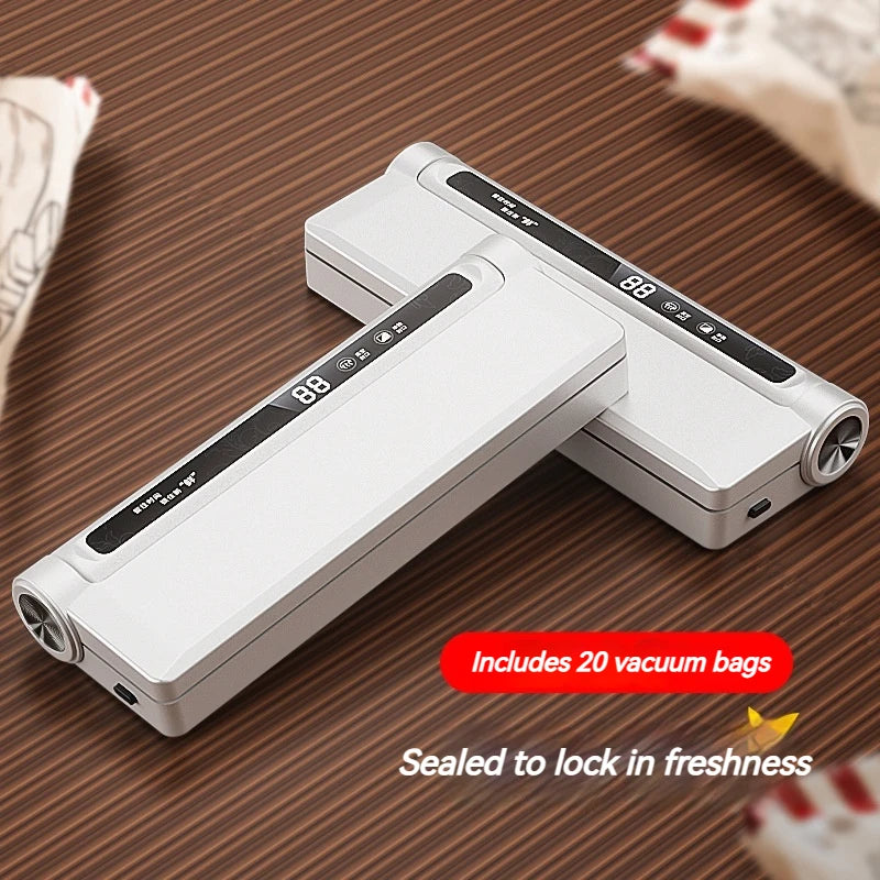 Household Fully Automatic Vacuum Sealer Kitchen Small Sealing Fresh-keeping Machine Food Vacuum Packaging Machine
