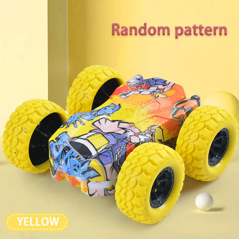 Children's Toy Car Fun Double-Sided Car Inertial Safety Anti-Collision Anti-Fall Kids Model Sliding Off-Road Vehicle