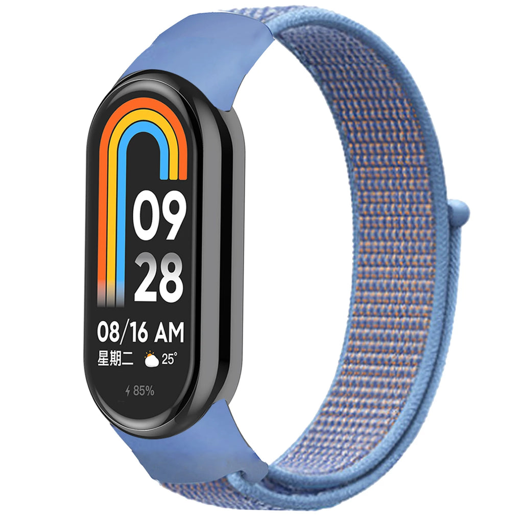 Nylon Loop for xiaomi Mi Band 10 9 8 Straps SmartWatch Wristband Correa Replacement Sport Pulsera for Miband 7 6 5 4 3 Bracelet