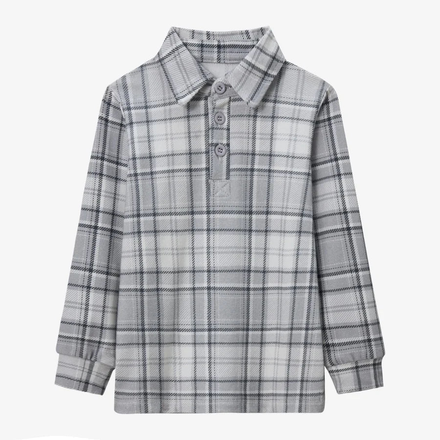 Clearance sale AS AW25 Grey denim collection + jersey ribbing family matching clothes boys girls clothing