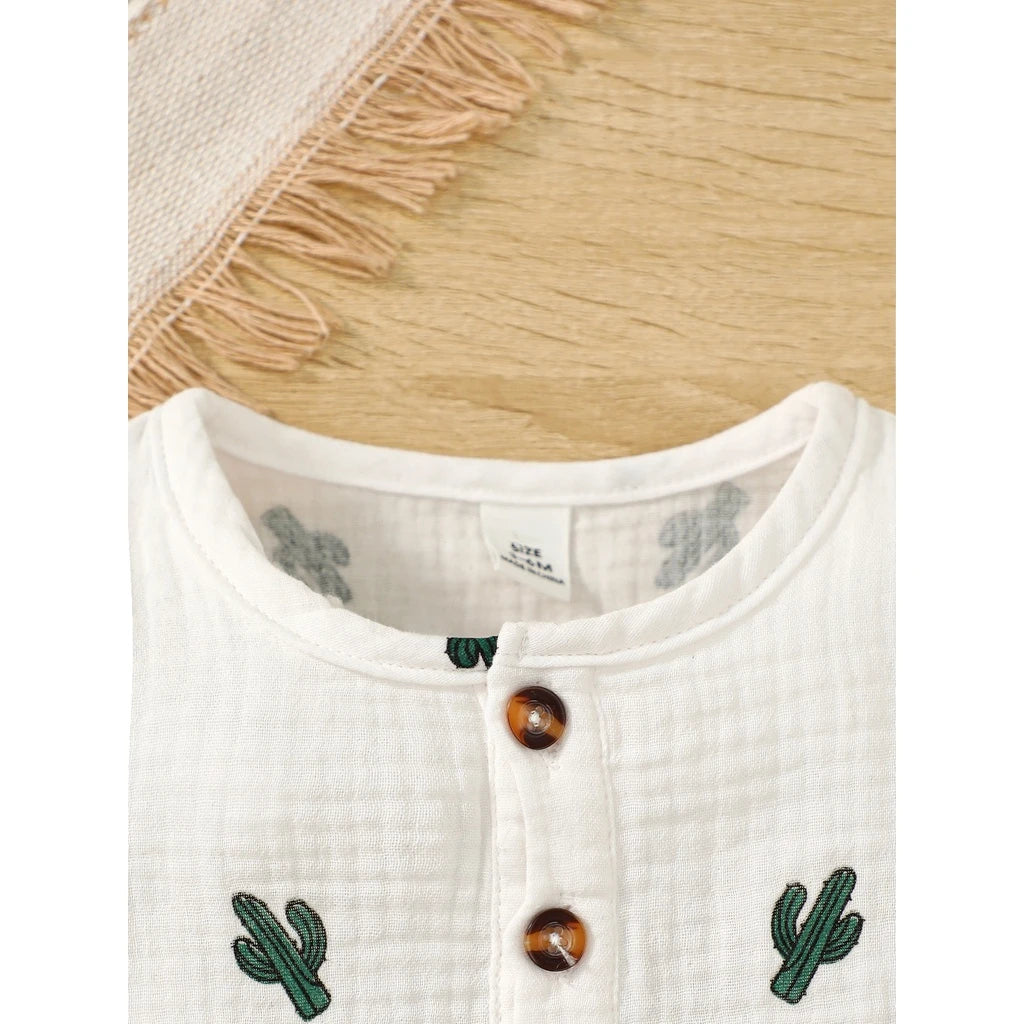 2PCS Infant Baby Boy Clothes Set Toddler Boy Short Sleeves Print T-shirt +Shorts Kids Boy Summer Casual Outfit for 0-3 Years