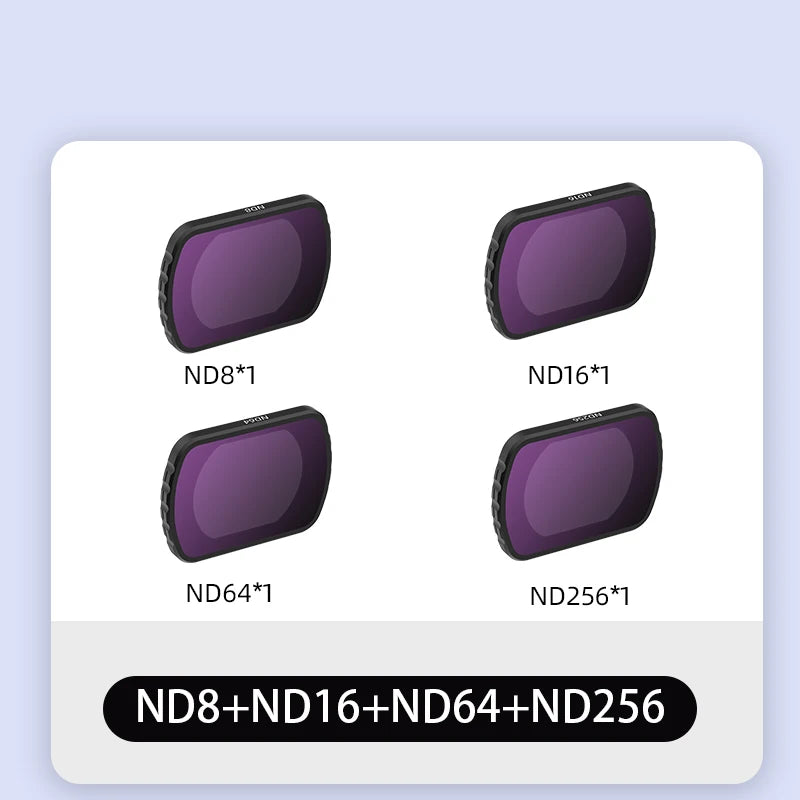 Ronkoen Magnetic ND/CPL Filter Set For DJI OSMO Pocket 3 Creator Combo Accessories, Action Camera Neutral Density Filters