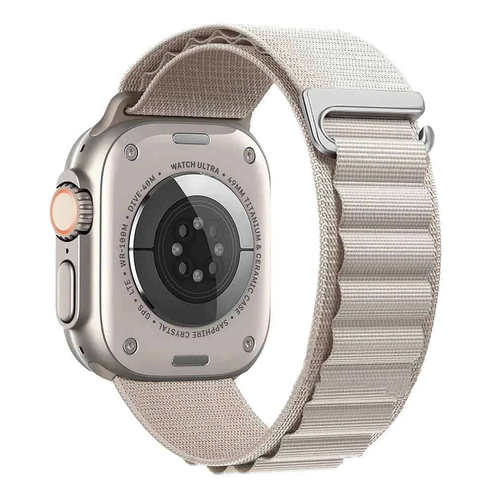 Alpine Loop Strap For Apple Watch Ultra 3 2 1 Band 49mm 11 10 9 8 7 45mm 41mm 42mm 46mm Nylon Bracelet iWatch 6 5 4 3 SE3 2 Belt