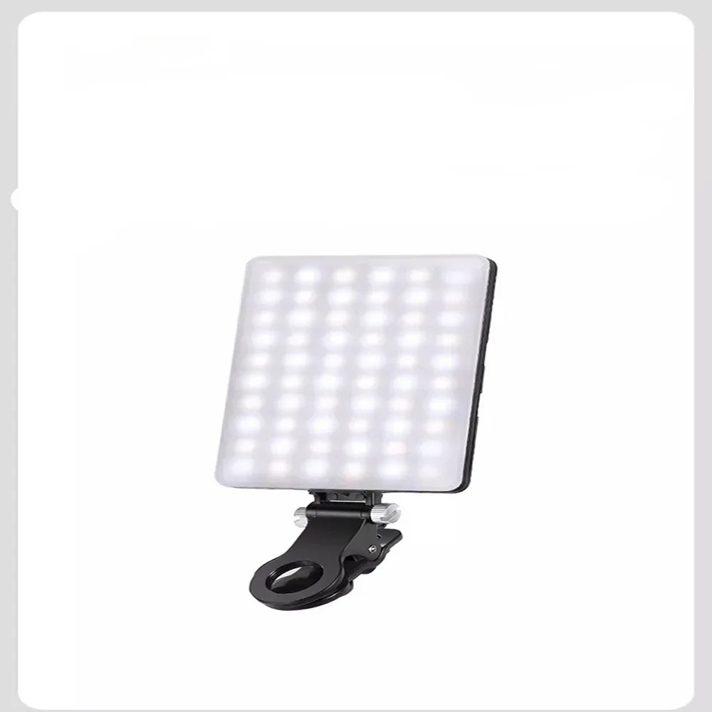 LED Mobile Phone Fill Light USB Type-C Dual Port Charging Universal Fill Lamp For Makeup Live Streaming Selfie Video Conference