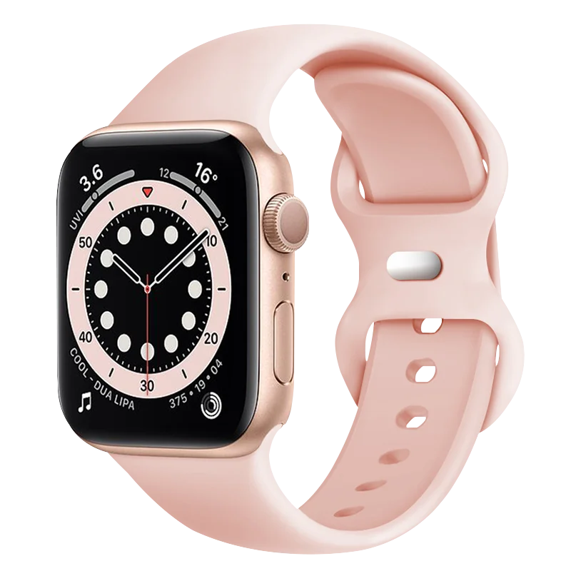 Silicone Strap for Apple Watch Band Ultra 49mm 45/44/42mm Watchbands 41/40mm iwatch Rubber Sport Bracelet on iWatch Series 76543