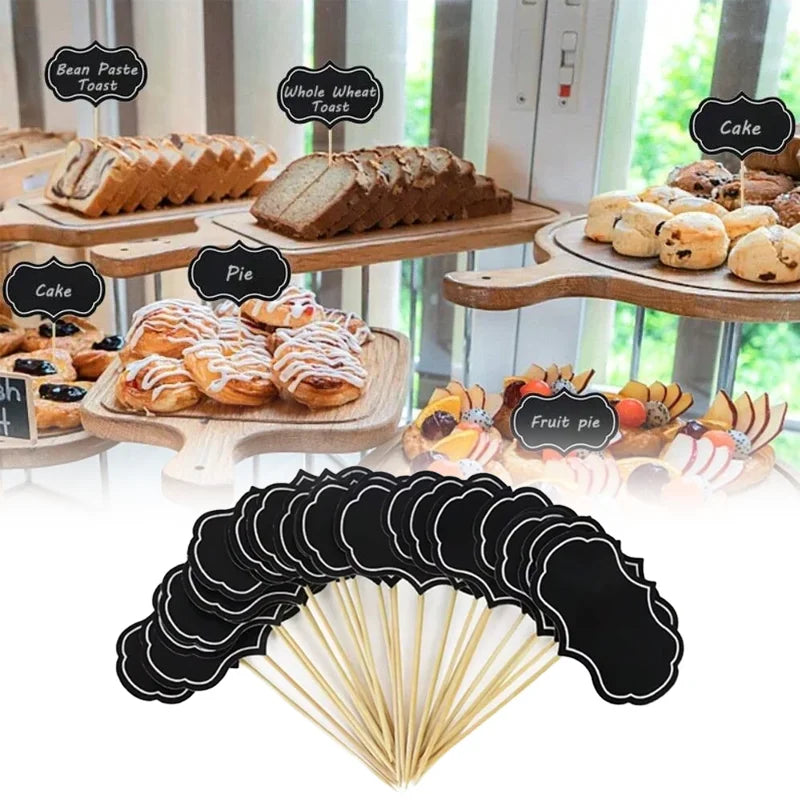 Mini Blackboard Paperboard Message Slate Business Card Holder Memo Label Brand Number Table Price for Home Restaurant Party
