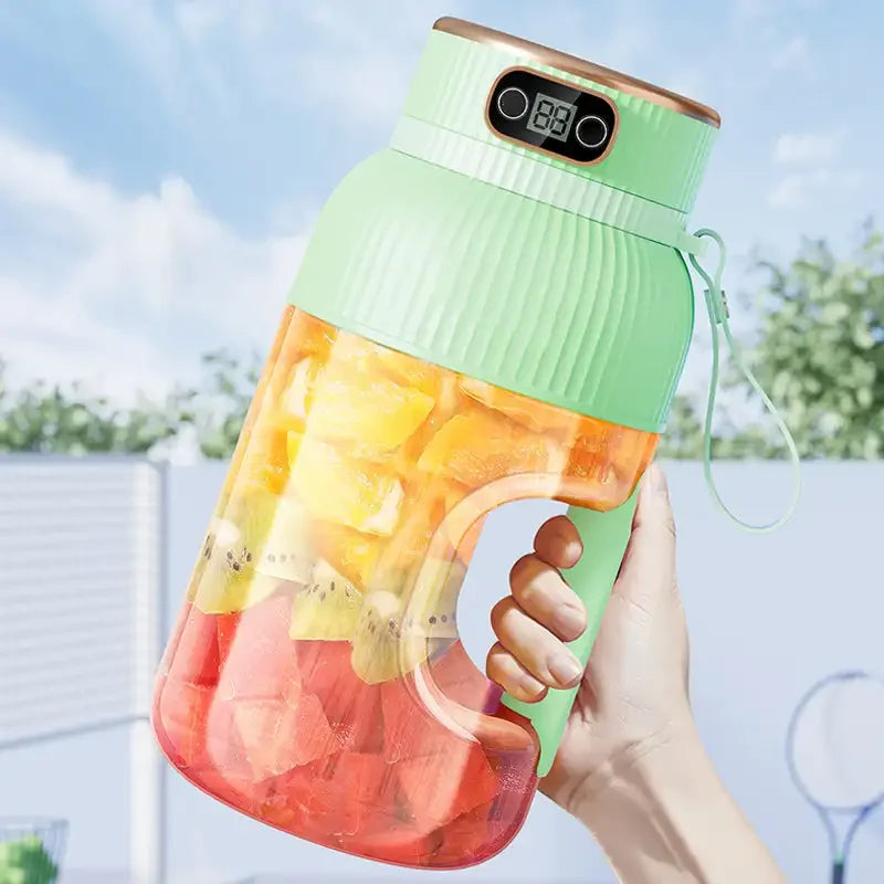 New Portable Juicer Cup Multifunctional Digital Display USB Fruit Mixers Juicers Electric Juicer Blender Fruit Juicer Cup Travel