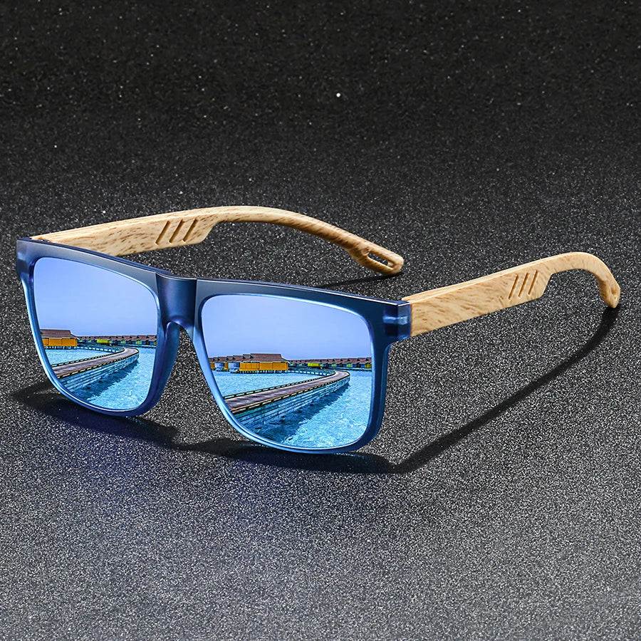 6PCS Fashion Classic Square Sunglasses Men Women Driving Fishing Retro Running  leisure Trendy Lightweight protective glasses