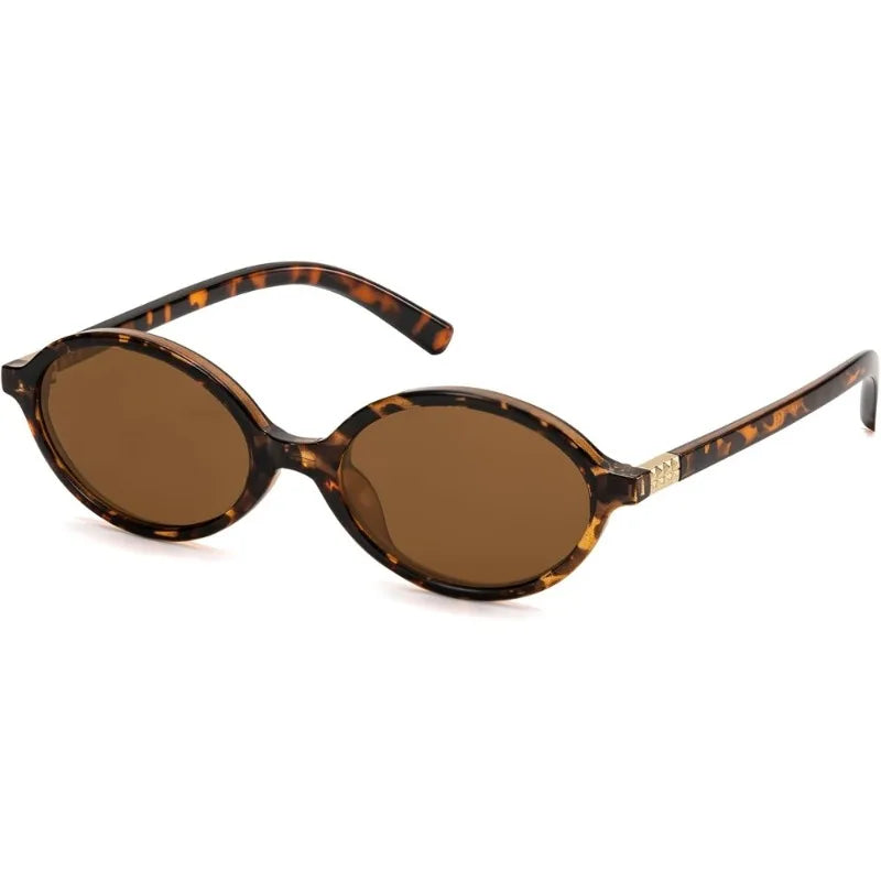1/2pcs Men's Vintage Oval Sunglasses 90s Y2K Designer Style