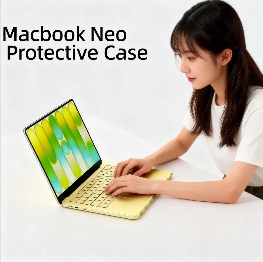 Laptop Case for MacBook Neo Case Touch Coque for 2026 MacBook Neon Case Funda MacBook Neo Skin A18 Pro A3404 Protective Cover