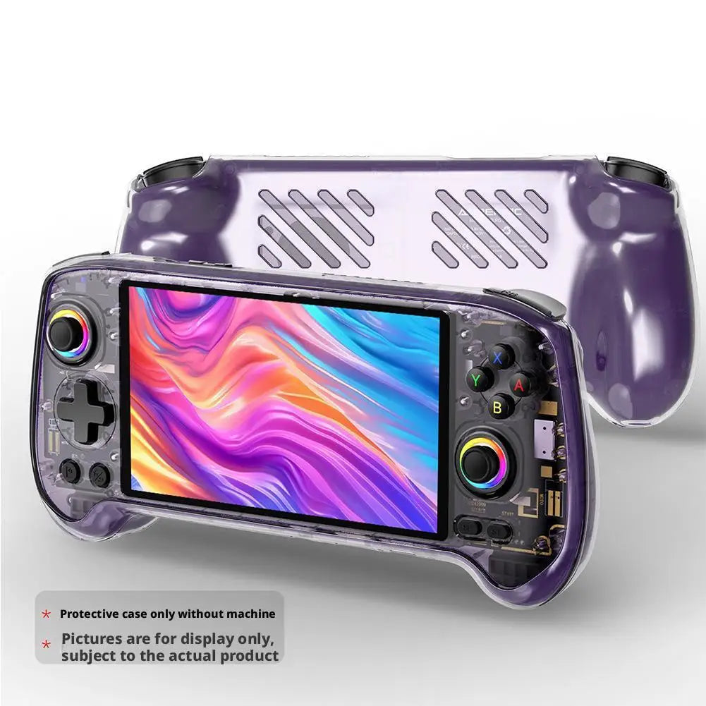 1Pcs Transparent TPU Case For Anbernic RG557 Handheld Game Console Protective Cover Anti-Scratch Anti-fall Storage Cover Case