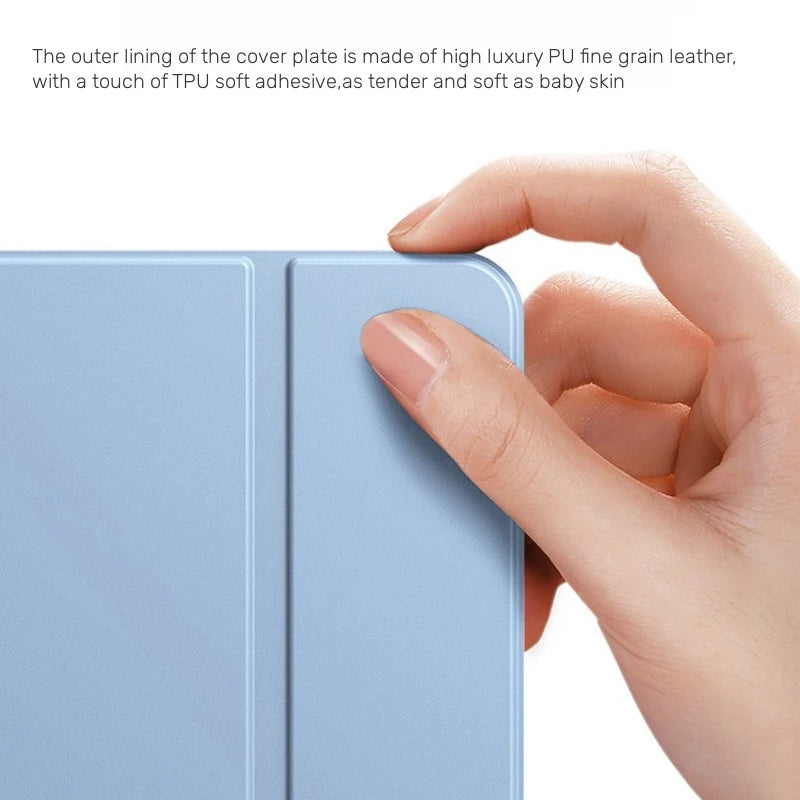 Smat Case For Xiaomi Pad 6 2023 11 inch PU Leather Tri-folding Magnetic Cover Funda For Xiaomi Mi Pad 6 MiPad 6 Pro 2023 Case