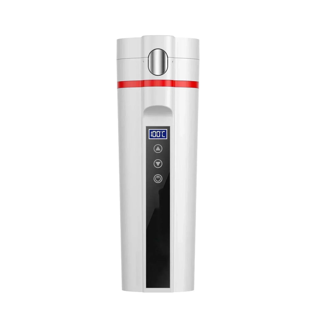 12V 24V 100W 450ml Universal Portable Intelligent Car Water Cup Electric Kettle Convenient Heating Boiling Water Cup