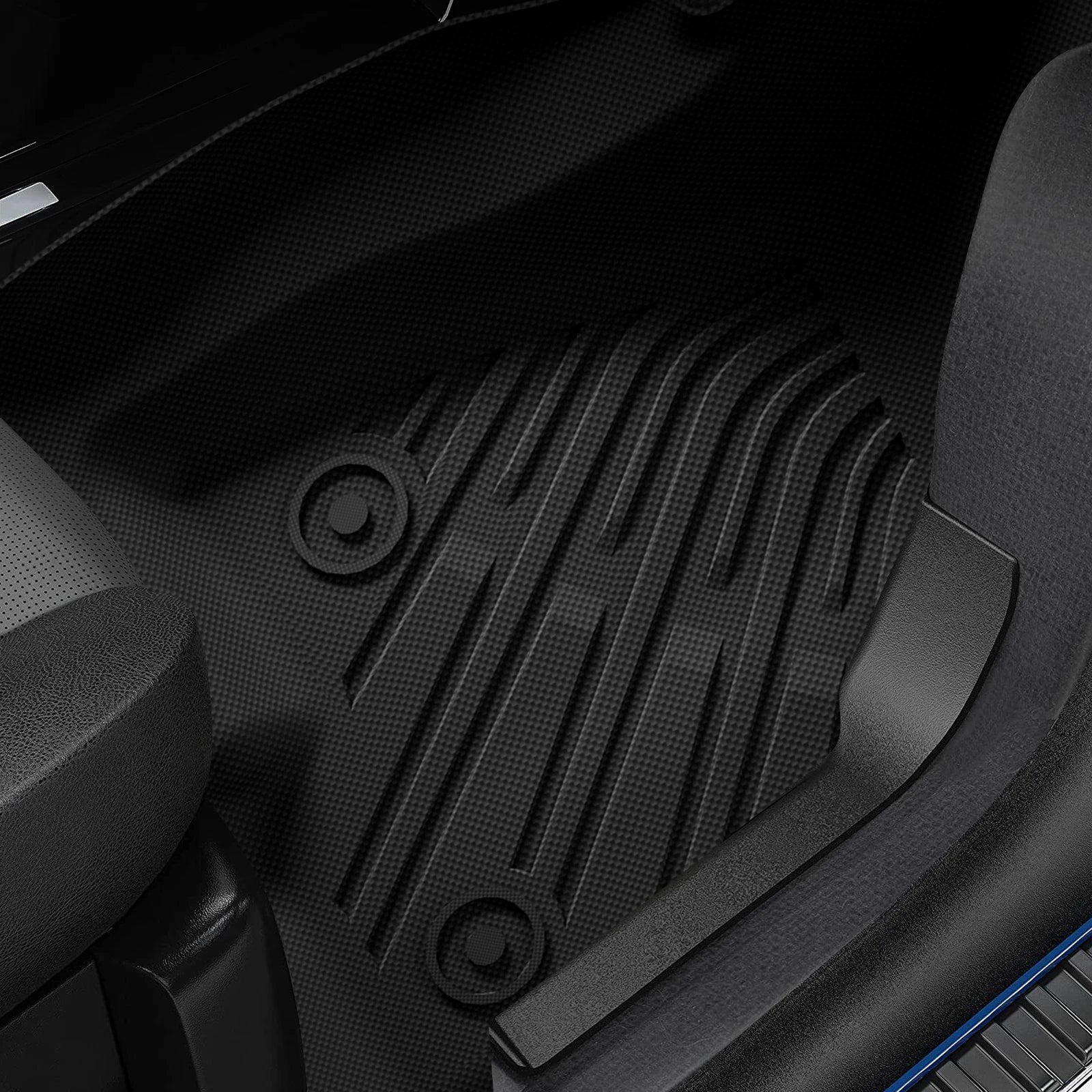 3Pcs/Set Car Floor Mats for Silverado 1500 1999-2004 Weather Automotive Floor Mats Waterproof Heavy Duty Automobiles Accessories