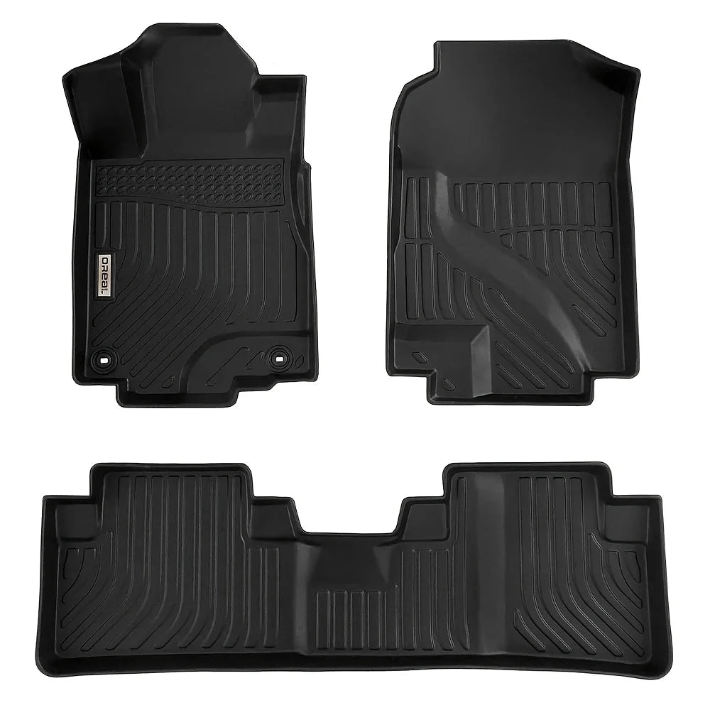 Orealauto Car Floor Mats Replacement For Honda CR-V 2012-2016 5seats Durable Odorless Front Rear Heavy Duty Carpeted Storage All Weather Anti-Slip Liners