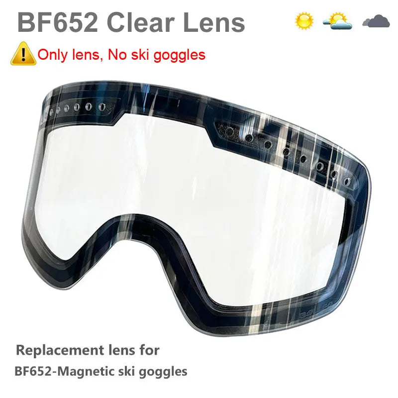 Ski Goggles with Magnetic Double Layer polarized Lens Skiing Anti-fog UV400 Snowboard Goggles Men Women Ski Glasses Eyewear case