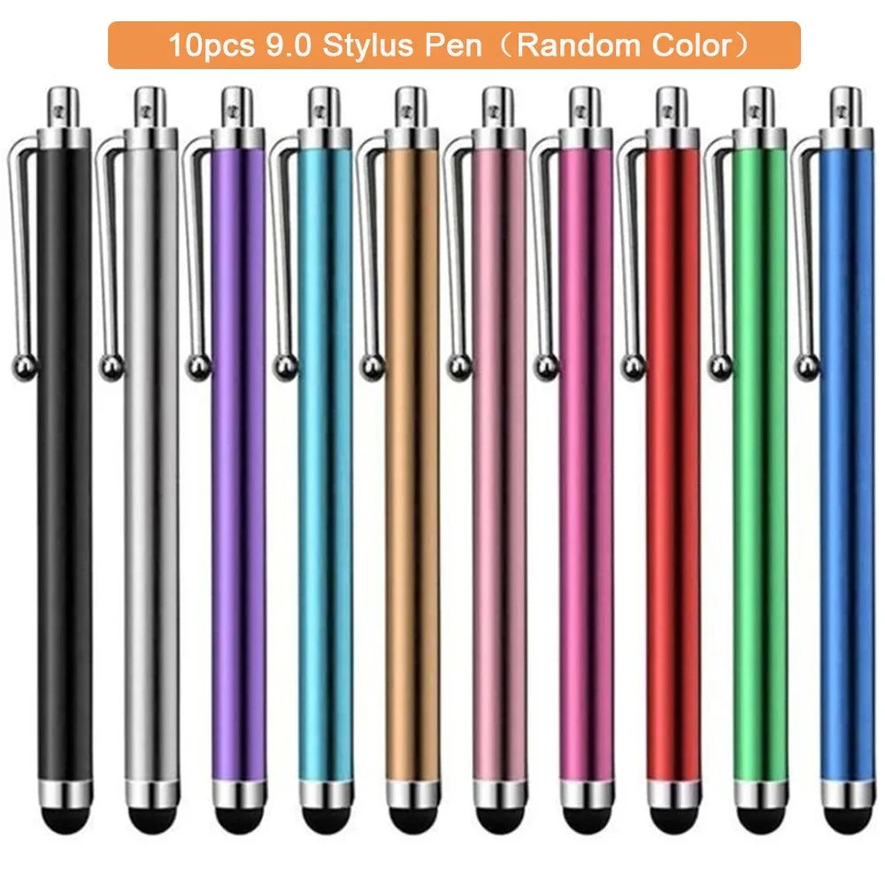 10 Pack High Sensitive Universal Touch Drawing Stylus Pen Compatible with iOS & Android Tablets And Smartphones