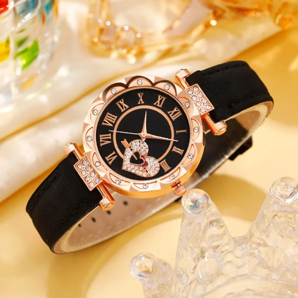 5pcs New Elegant Trendy Fashion Watch, Ideal Gift For Friends & Family For Valentine's Day, Ramadan And Birthdays.