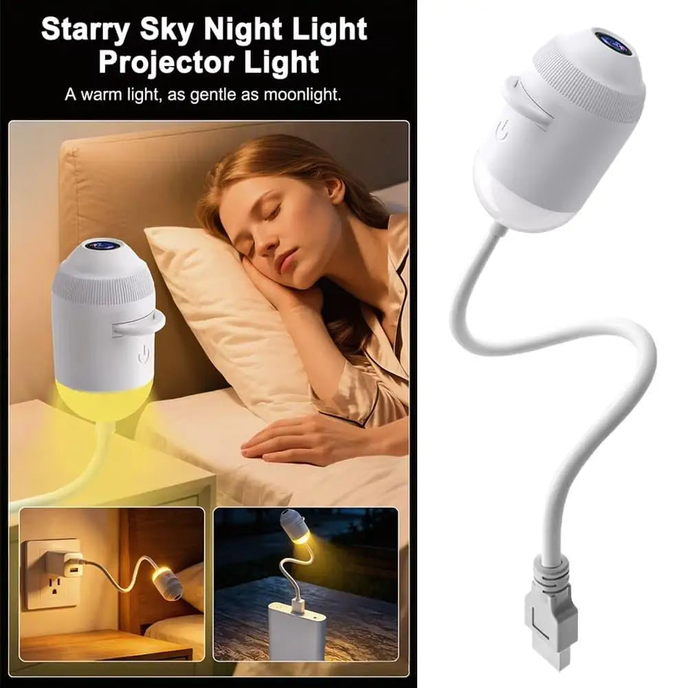 3in1 Intelligent Holographic Night Light Projector Plug Play HD Star Projector 360° Adjustable Galaxy Ocean Lamp Bedroom Ceiling