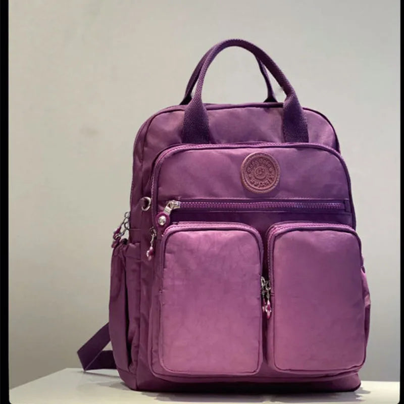 Korean Style Casual Backpack Women Lightweight Mini Backpack for Daily Commute Travel, Cute School Bag