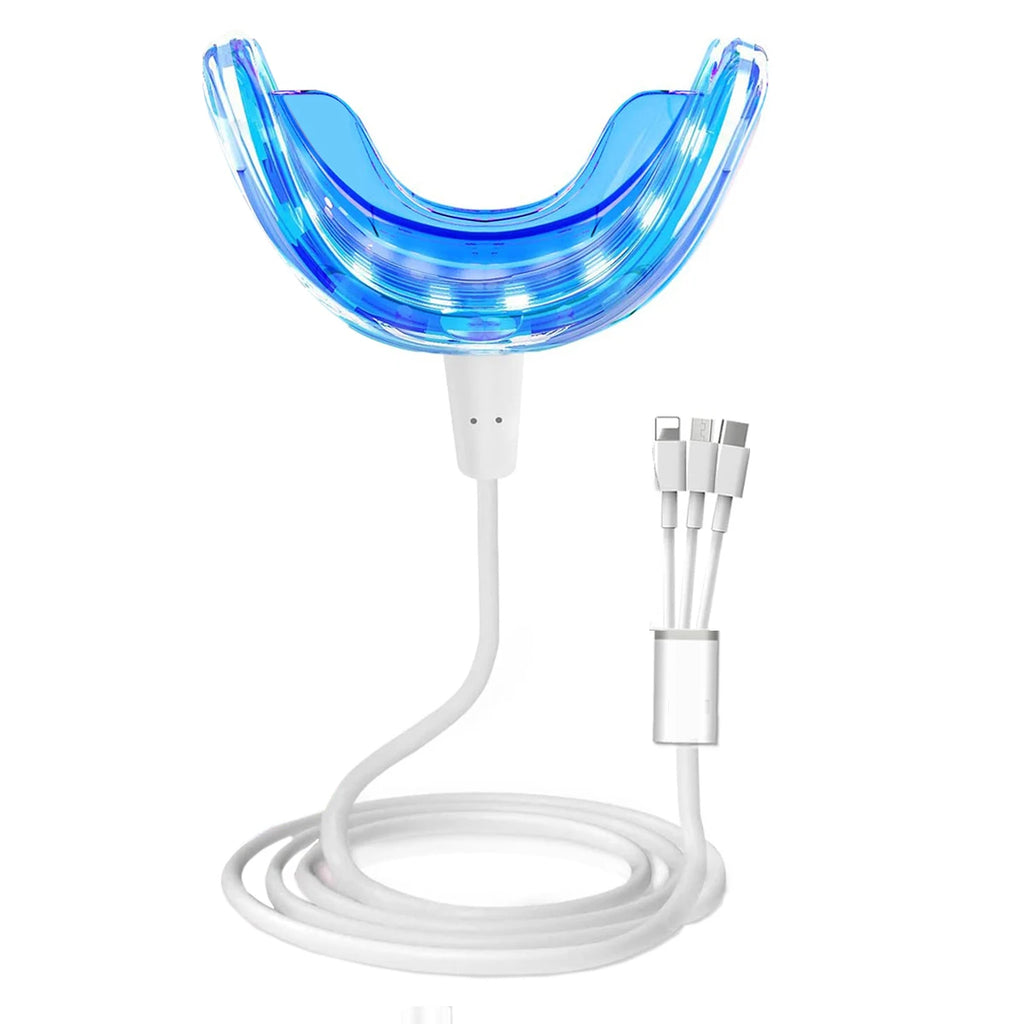 Portable Teeth Whitening Lamp with Enhanced Cold Light Gel Removes Yellow Stains from Teeth a Miracle of Oral Whitening Care