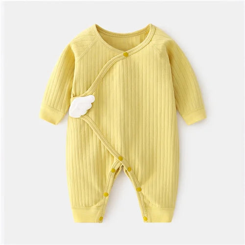 Cotton Newborn Baby Girl Boy Romper Print Infant Jumpsuit Casual New born Clothes For Girls Boys Spring Autumn Clothing New 0-6M