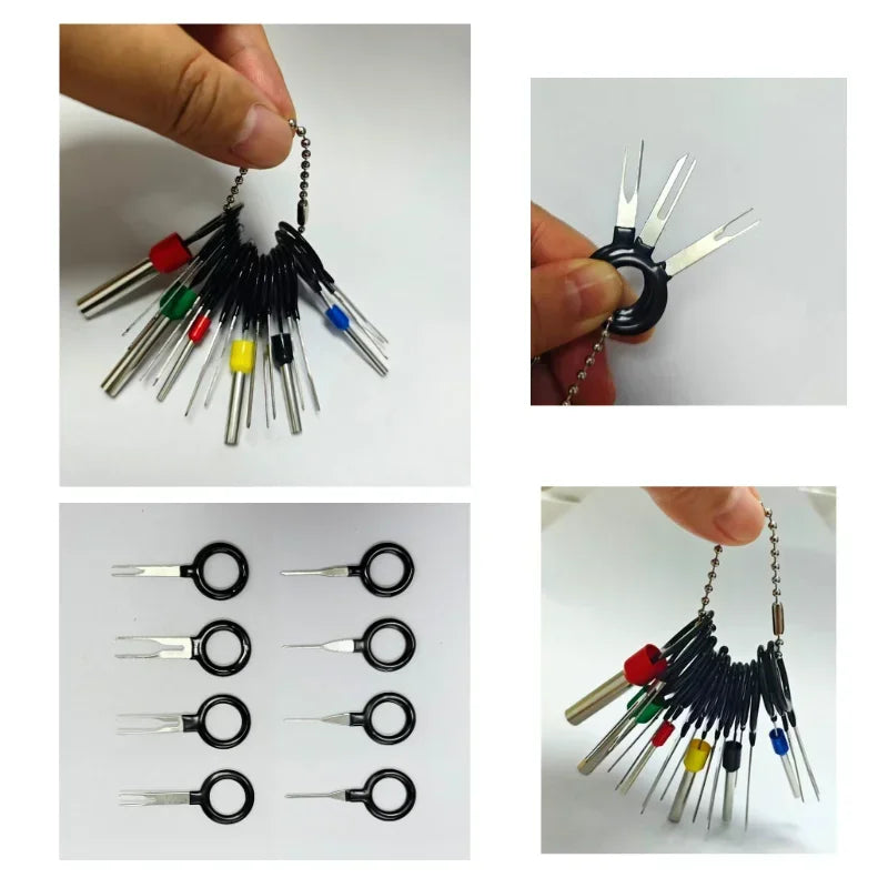 41pcs Universal Car Terminal Removal Repair Tool Wire Plug Connector Extractor Puller for Car Terminals Disassembly Hand Tools