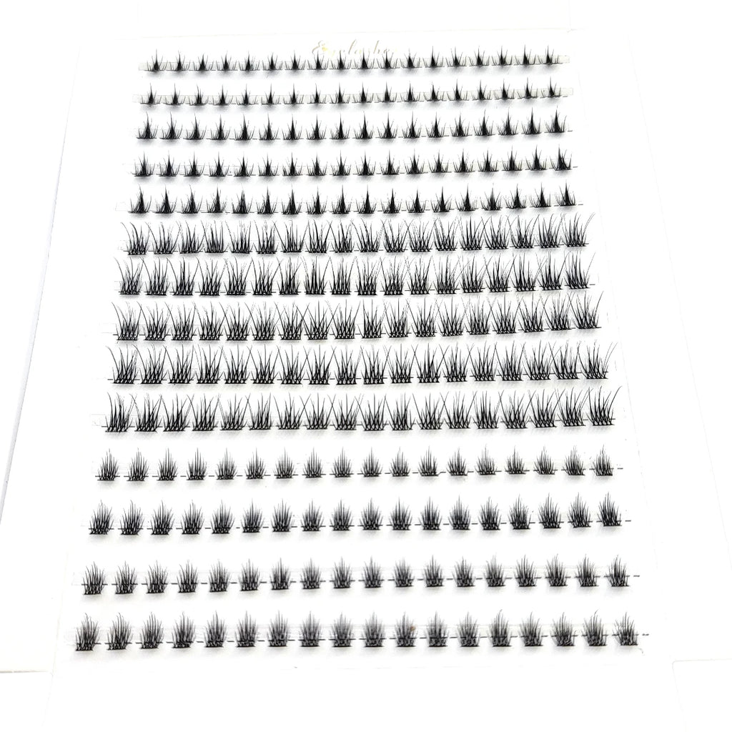 New 14 rows bottom black lower eyelashes cartoon eyelashes natural lower eyelashes soft bundle eyelashes hot cartoon eyelas