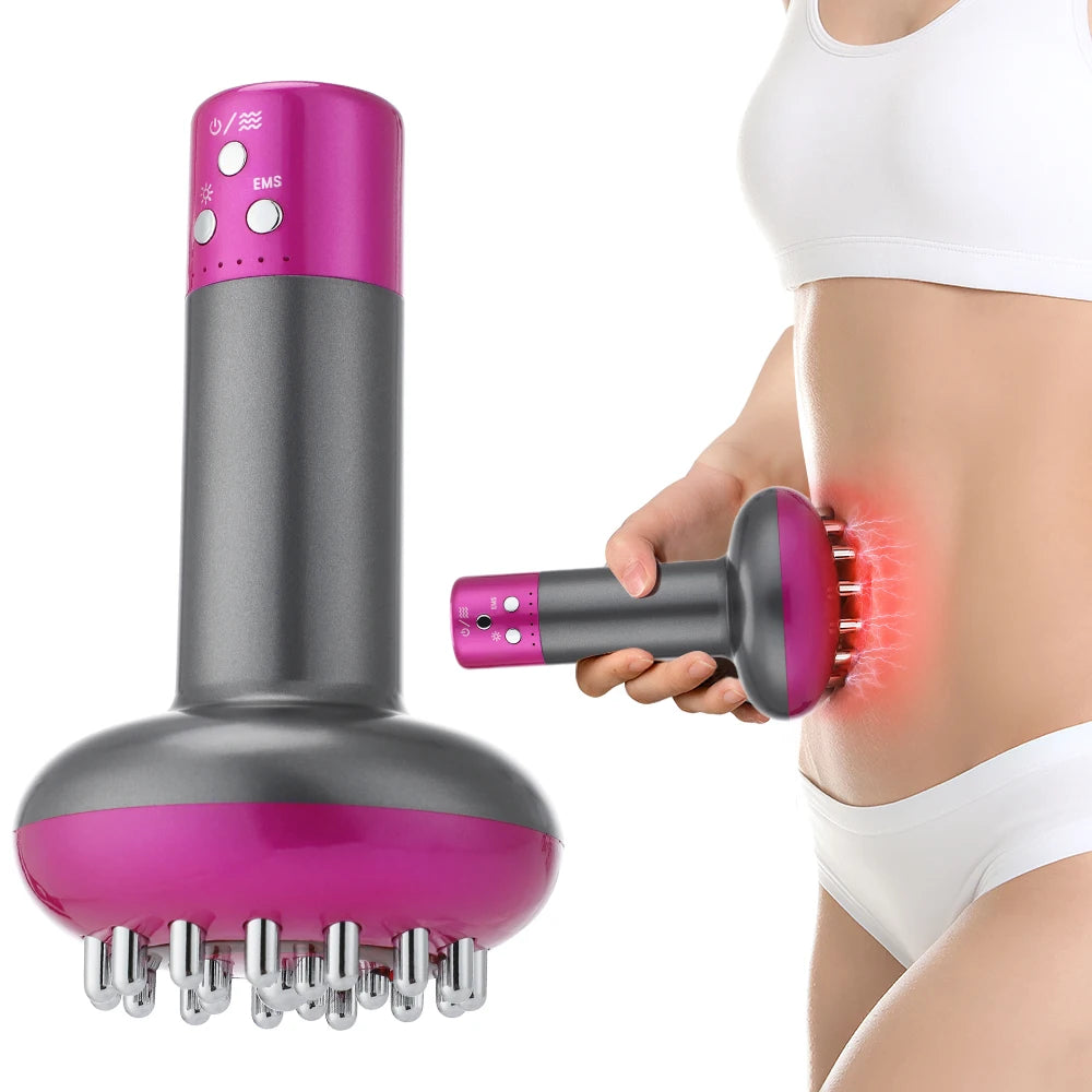 Intelligent Electric Massager Brush Home Portable Massager Fat Burning EMS Micro Current Vibrating  Beauty Apparatus for  Body